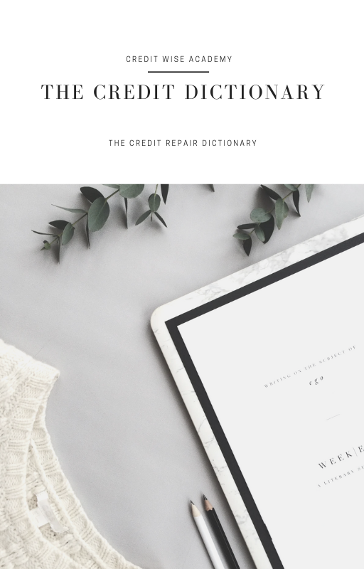 THE CREDIT DICTIONARY